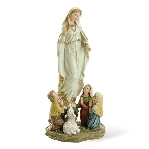 12" Our Lady of Fatima Statue with Children