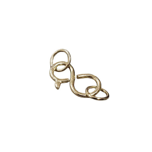 13 x 8 mm 14k Gold Clasp Bird - K Jewelry Accessories