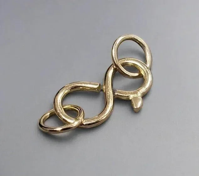 13 x 8 mm 14k Gold Clasp Bird - K Jewelry Accessories