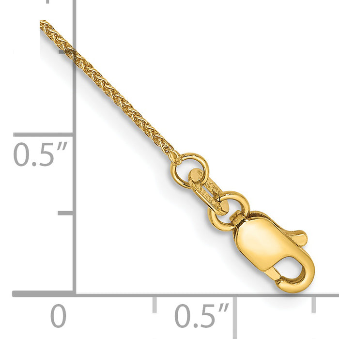 14k .85mm Spiga Chain