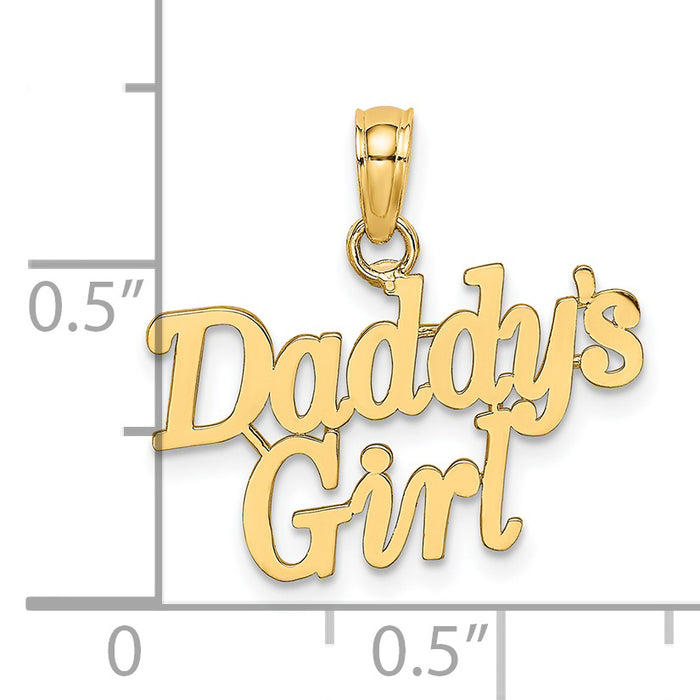 14K DADDYS GIRL Charm