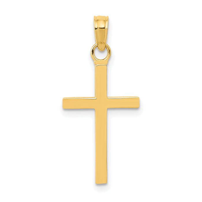14k Polished Cross Pendant