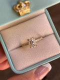 2 carat oval cut moissanite engagement ring with paved band, gold vermeil oval moissanite engagement ring, silver moissanite ring