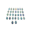 925 Silver Ethiopian Opal Charm Pendant Teardrop - K Jewelry Accessories