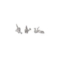 925 Sterling Silver Diamond Bird, Camel & Peacock Pendant - K Jewelry Accessories