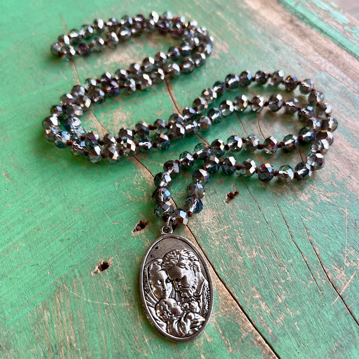 Iridescent Holy Family