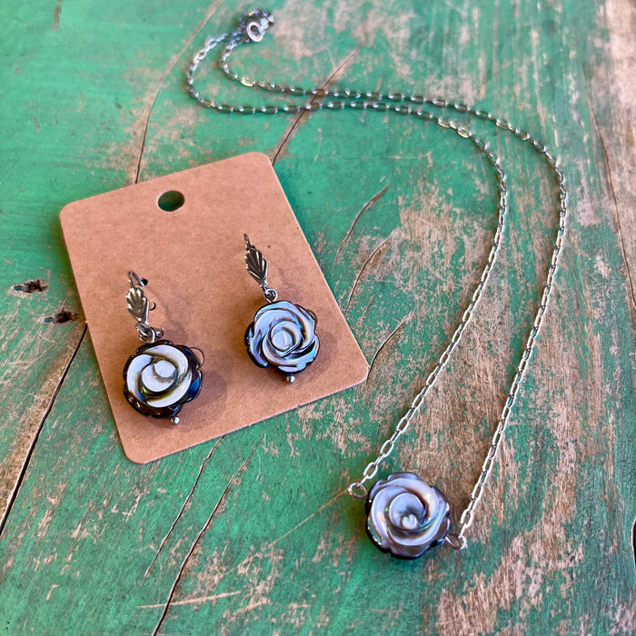 Flowers for Mom Necklace or Earrings