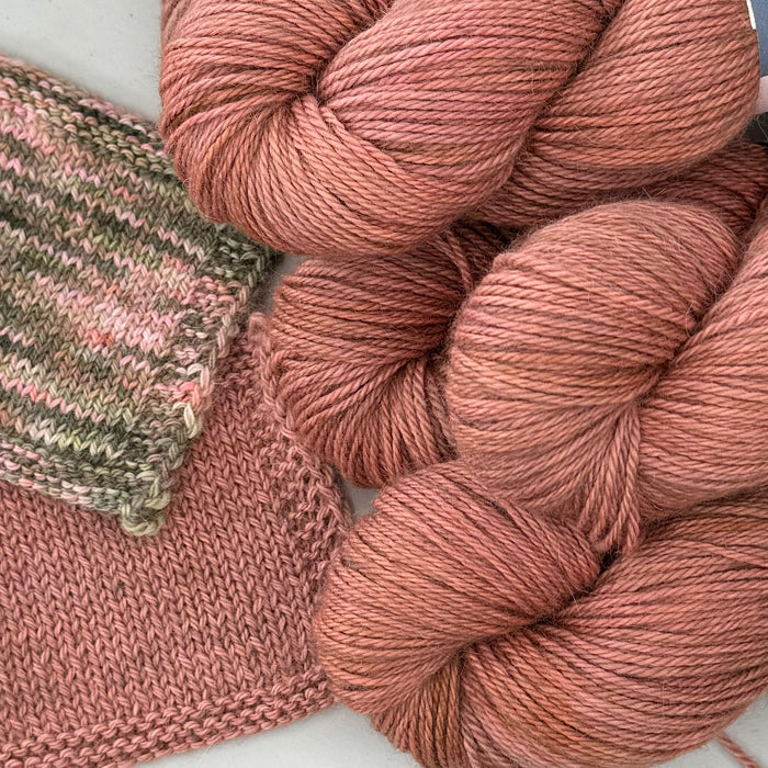 Skiens of Valley Purl Sport Weight yarn in the colour Cedar Dunes