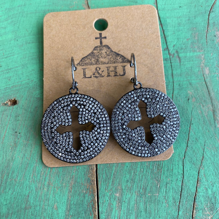 Gunmetal Earrings
