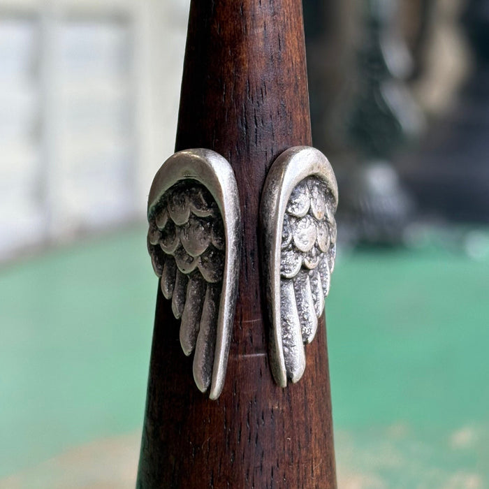 Adjustable Angel Wings Ring