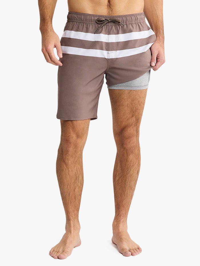 Anchor Trunk | Brown Stone Stripe