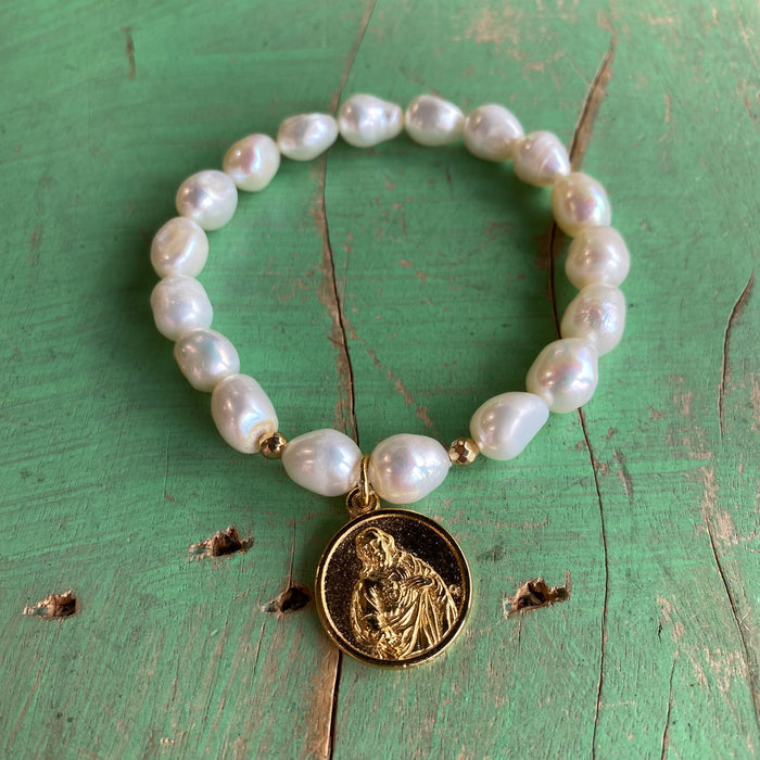 Baroque Freshwater Pearl Bracelet