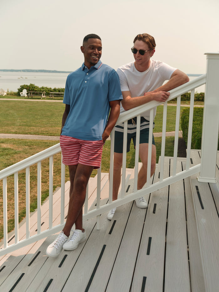 Bayberry Trunk | Coastal Red Stripe
