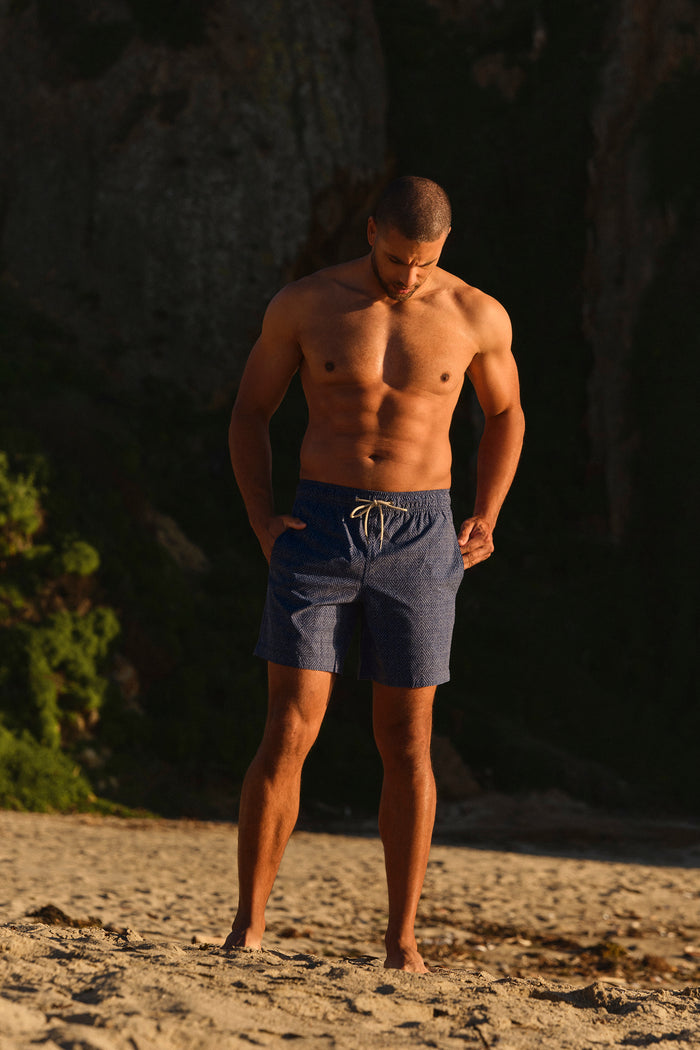 Bayberry Trunk | Navy Shibori