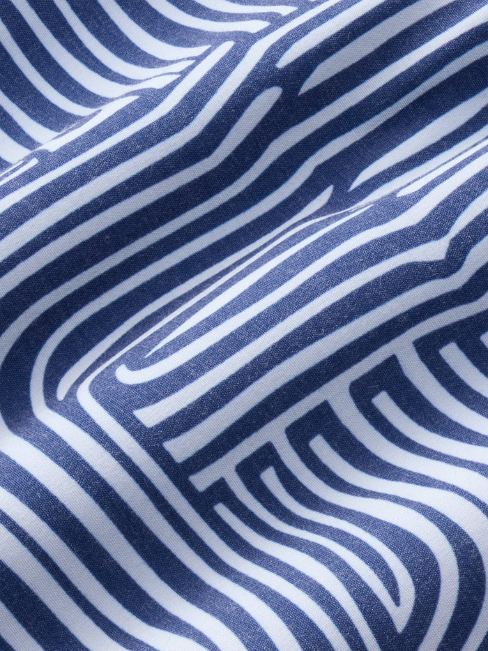 Bayberry Trunk | Navy Wavy Sands
