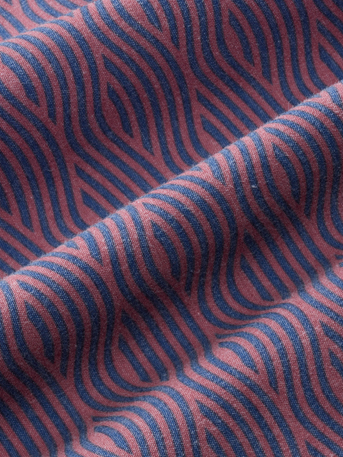 Bayberry Trunk | Red Waves