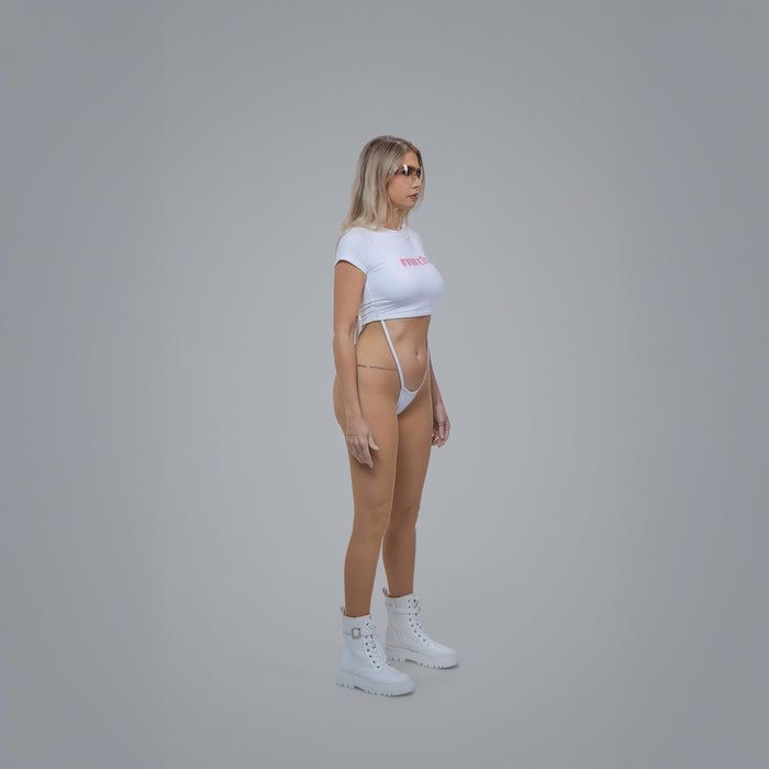 Beige Bliss Gemz Super-High Stocking
