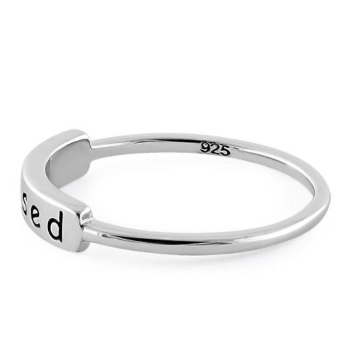 Blessed Sterling Silver Ring