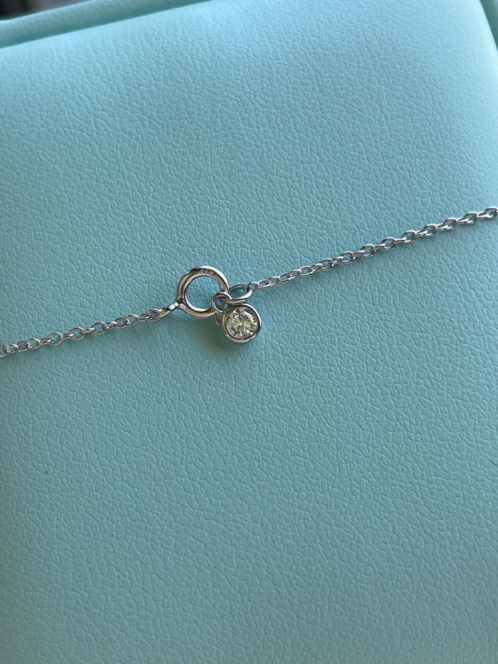 Blue Green Moissanite Necklace , Sterling Silver, 0.8ct Blue green , green Sparkling Moissanite Pendant with Chain