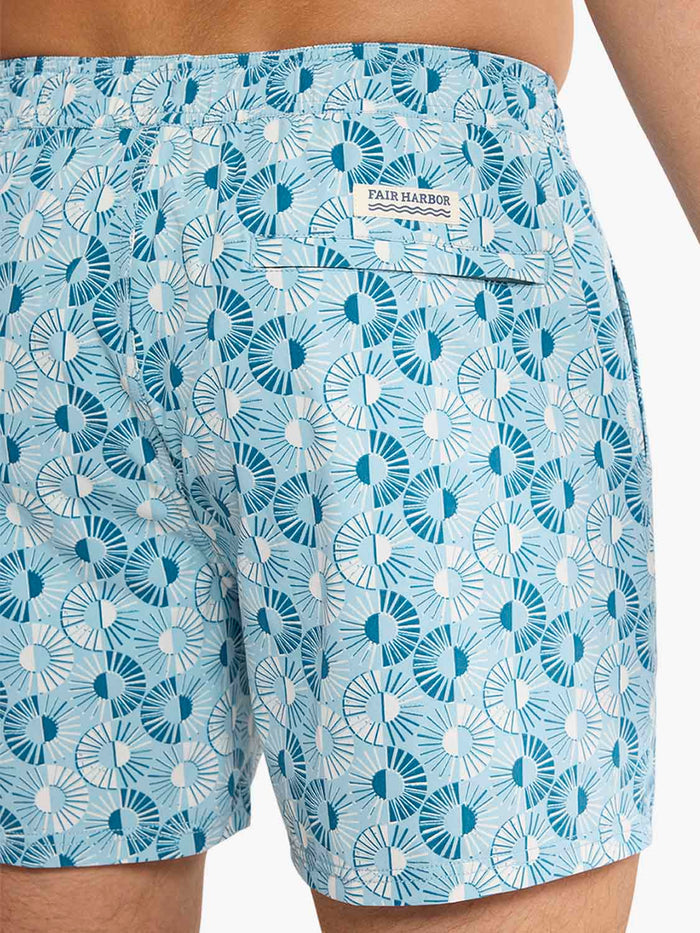 Bungalow Trunk | Bay Blue Sunburst