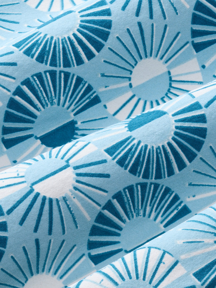 Bungalow Trunk | Bay Blue Sunburst