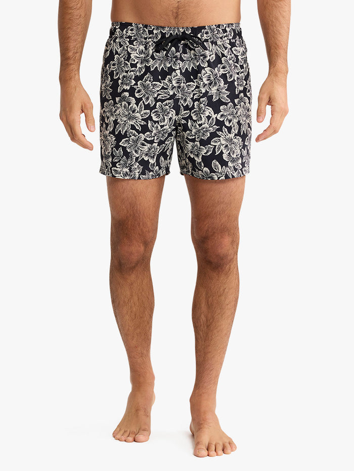 Bungalow Trunk | Black Hibiscus
