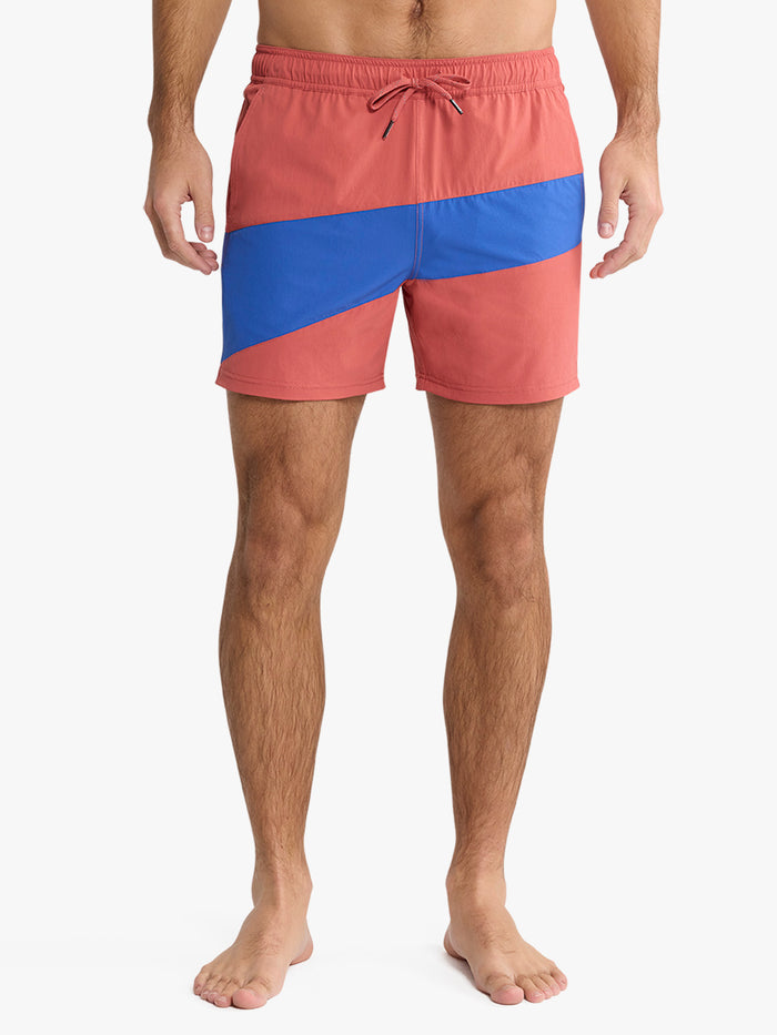 Bungalow Trunk | Nautical Red Colorblock
