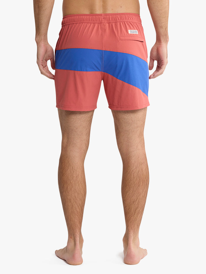 Bungalow Trunk | Nautical Red Colorblock