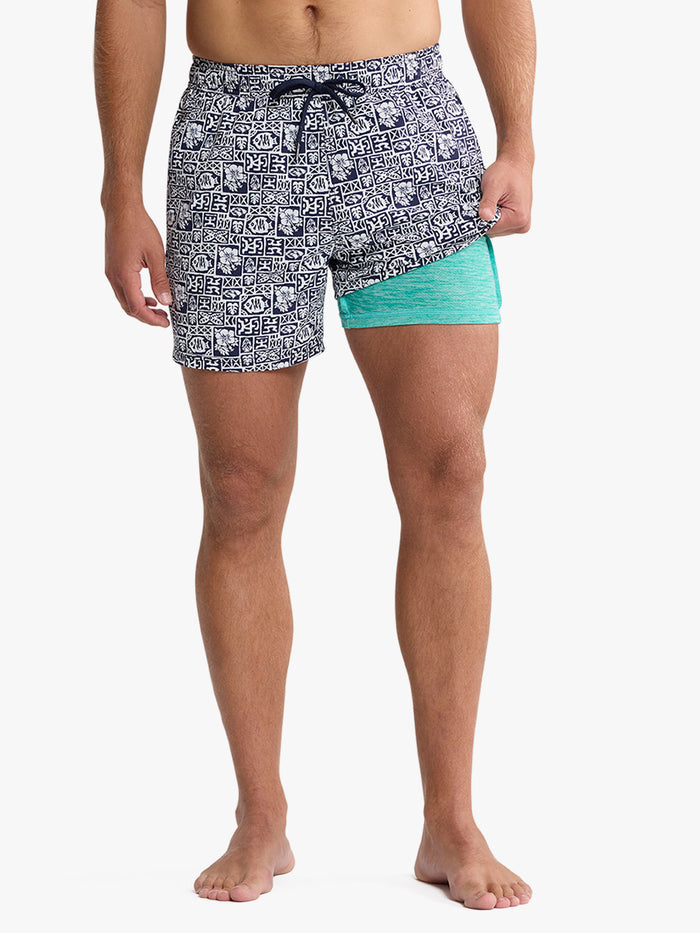 Bungalow Trunk | Navy Sea Tiles