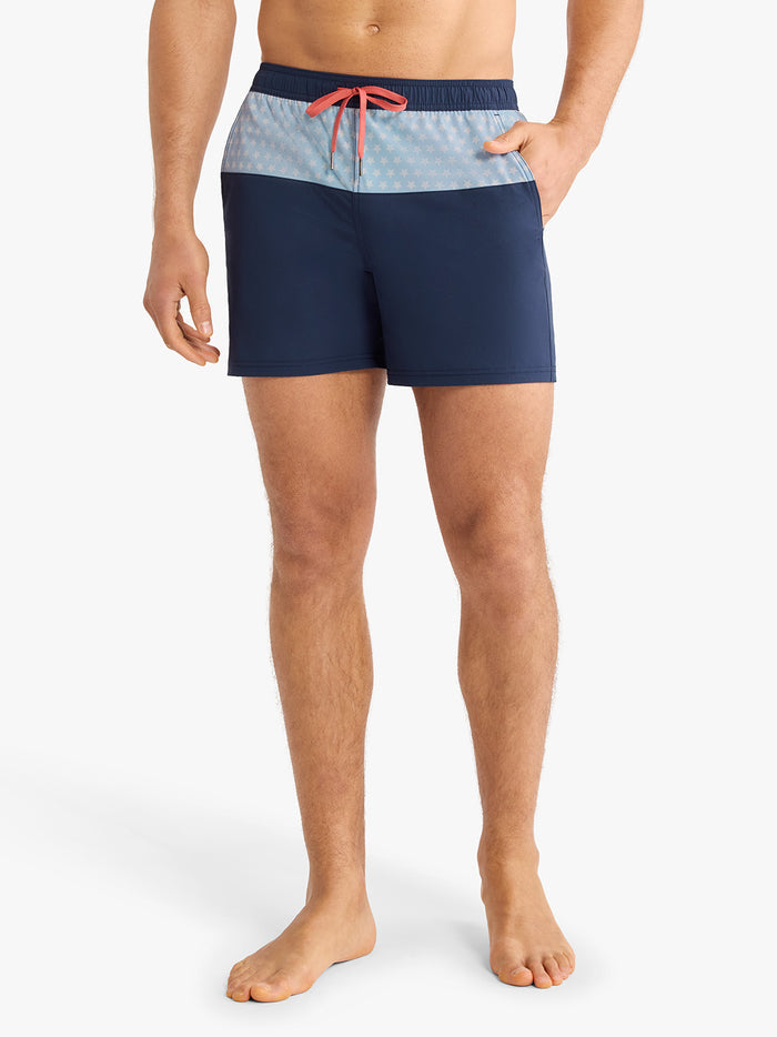 Bungalow Trunk | Navy Starsail