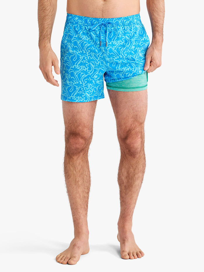 Bungalow Trunk | Turquoise Cutout Palms
