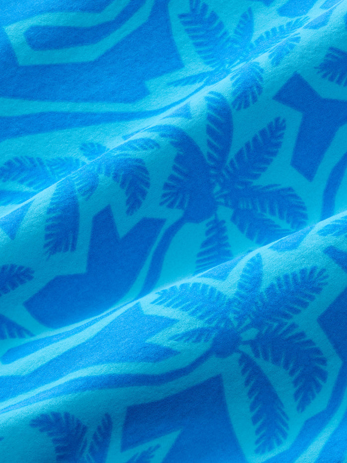 Bungalow Trunk | Turquoise Cutout Palms