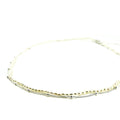 dainty chain and pearl necklace