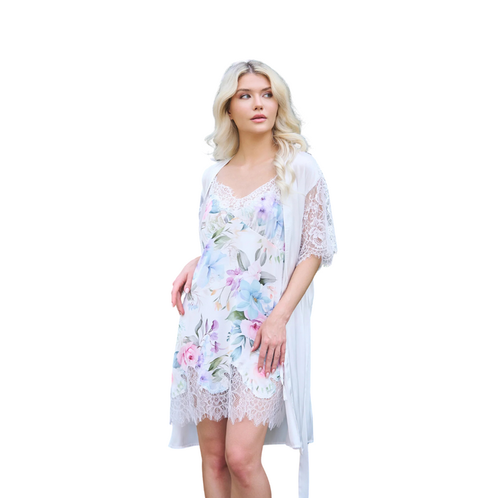 Catalfo Floral Serena Slip Dress