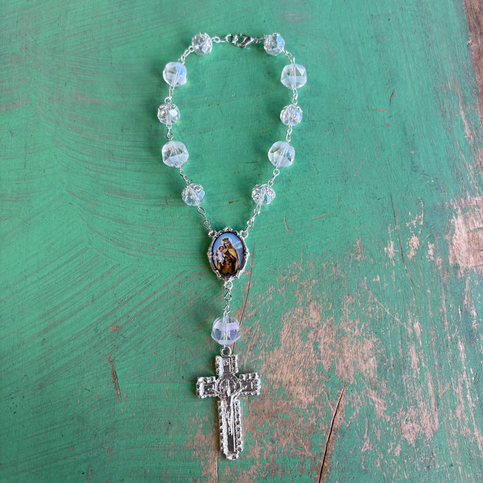 Crystal Car Decade Rosary
