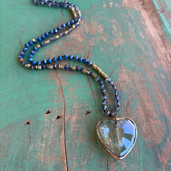 Crystal Heart Necklaces
