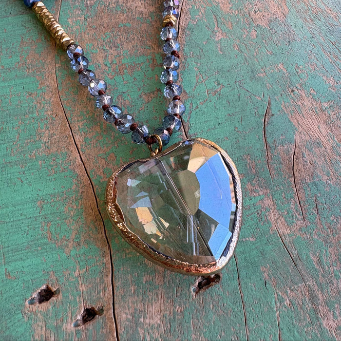 Crystal Heart Necklaces