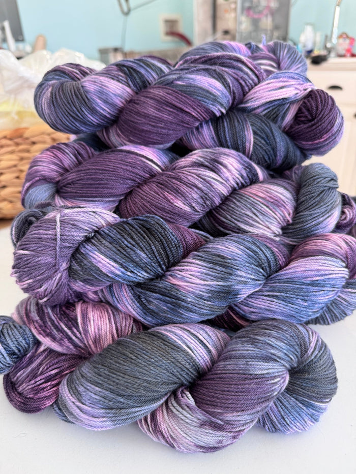 Dory Sock Yarn | Sea Lavender - Green Gable Alpacas