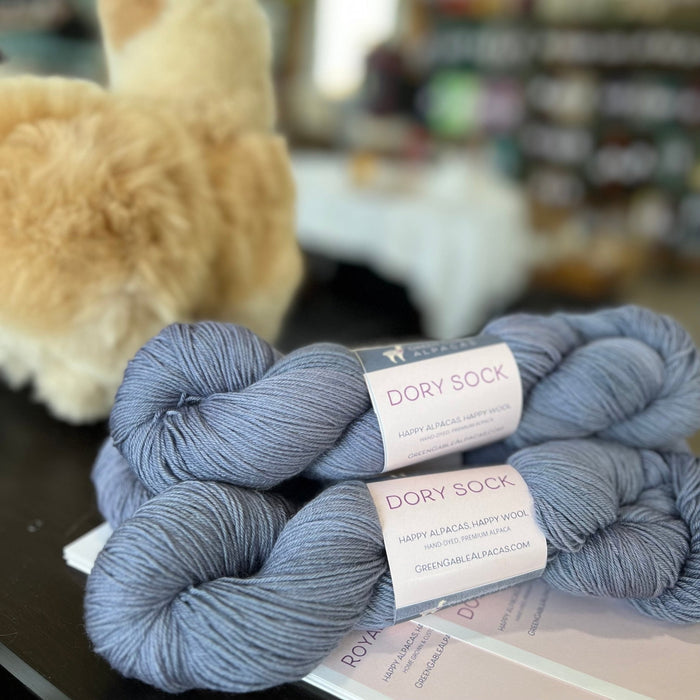 Dory Sock Yarn | Waterfall - Green Gable Alpacas