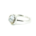 Drift Pearl Ring Silver crafted in premium 925 sterling silver featuring a genuine freshwater pearl in an elegant flowing coastal-inspired design.