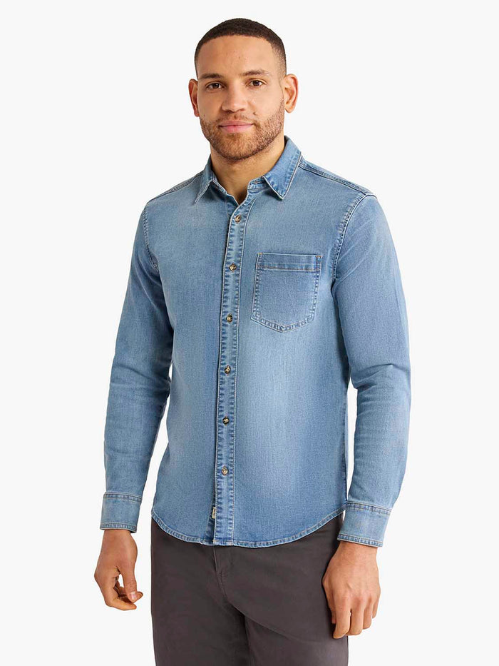 Driftwood Denim Shirt | Medium Denim Wash