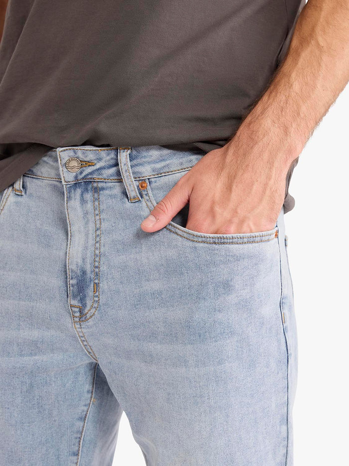 Driftwood Stretch Denim Pant | Light Wash