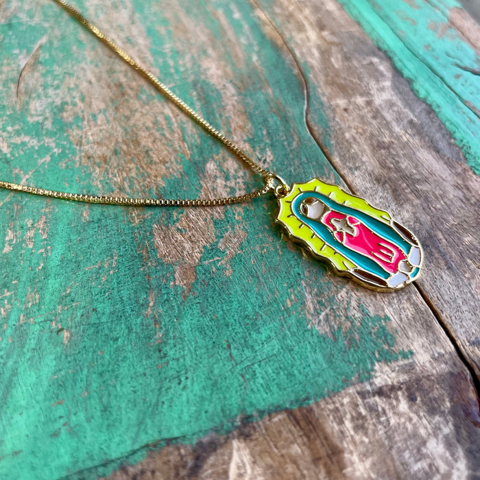 Enamel OLG Adjustable Necklace or Earrings