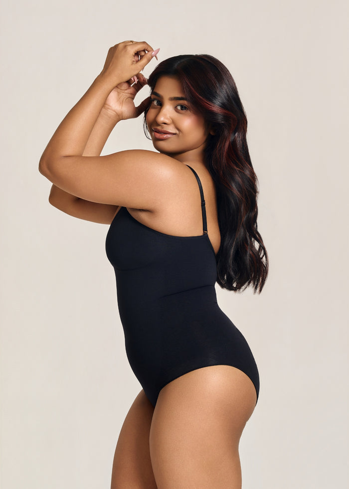 brief cut black bodyshaper