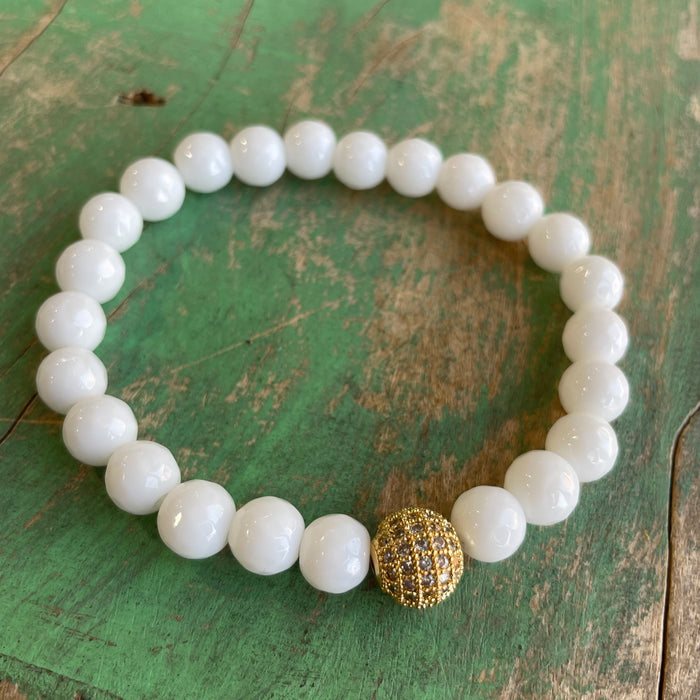 White / Gold