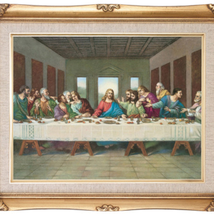 Framed 16x20" Last Supper