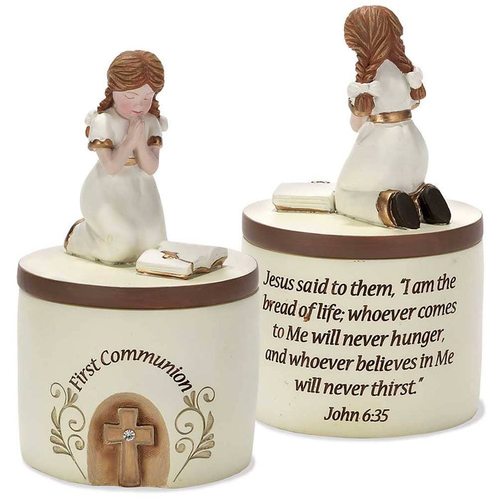Girl First Communion Trinket Case