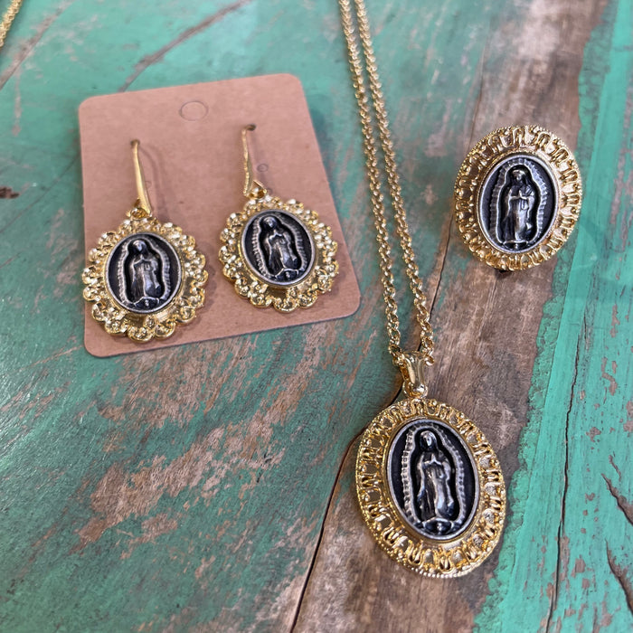 Gold Plated Scalloped OLG Pieces