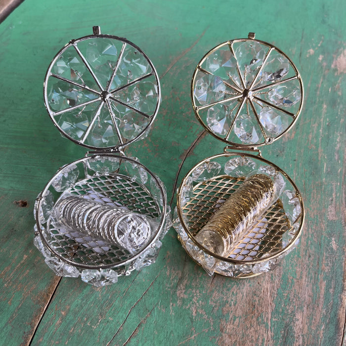 Round Crystal Box with Arras