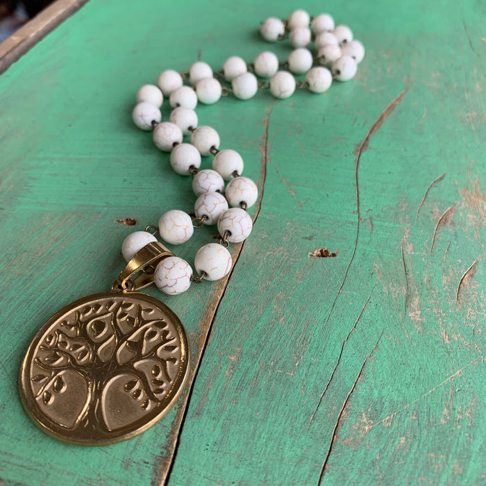 Ivory Tree of Life Necklace